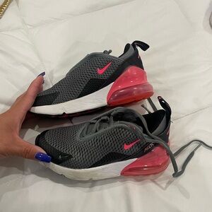 Black & pink air max 270s girls